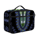 Blue And Black African Dashiki Print Portable Lunch Bag