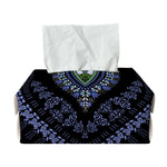 Blue And Black African Dashiki Print Rectangle Tissue Box Cover