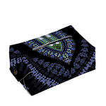 Blue And Black African Dashiki Print Rectangle Tissue Box Cover