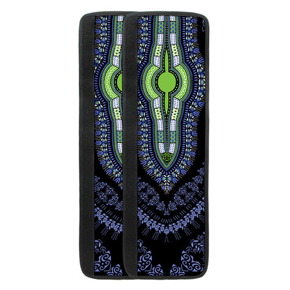 Blue And Black African Dashiki Print Refrigerator Handle Covers