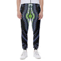 Blue And Black African Dashiki Print Joggers
