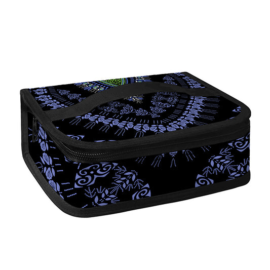 Blue And Black African Dashiki Print Small Lunch Bag
