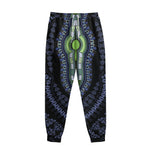 Blue And Black African Dashiki Print Sweatpants