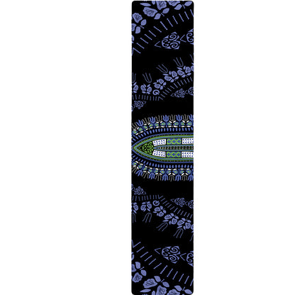 Blue And Black African Dashiki Print Table Runner