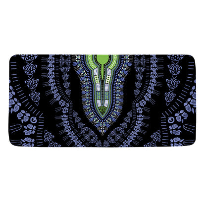 Blue And Black African Dashiki Print Towel