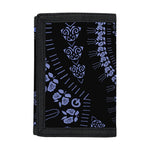 Blue And Black African Dashiki Print Trifold Wallet