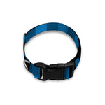 Blue And Black Buffalo Check Print Dog Collar