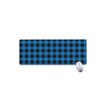 Blue And Black Buffalo Check Print Extended Mouse Pad