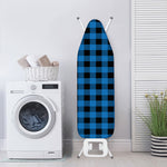 Blue And Black Buffalo Check Print Ironing Board Cover