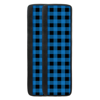 Blue And Black Buffalo Check Print Refrigerator Handle Covers