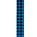 Blue And Black Buffalo Check Print Table Runner