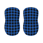 Blue And Black Buffalo Plaid Print Bar Stool Covers