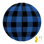 Blue And Black Buffalo Plaid Print Basketball