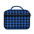 Blue And Black Buffalo Plaid Print Briefcase Bible Bag