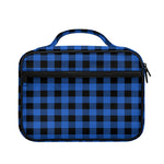 Blue And Black Buffalo Plaid Print Briefcase Bible Bag