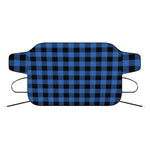 Blue And Black Buffalo Plaid Print Car Windshield Snow Cover
