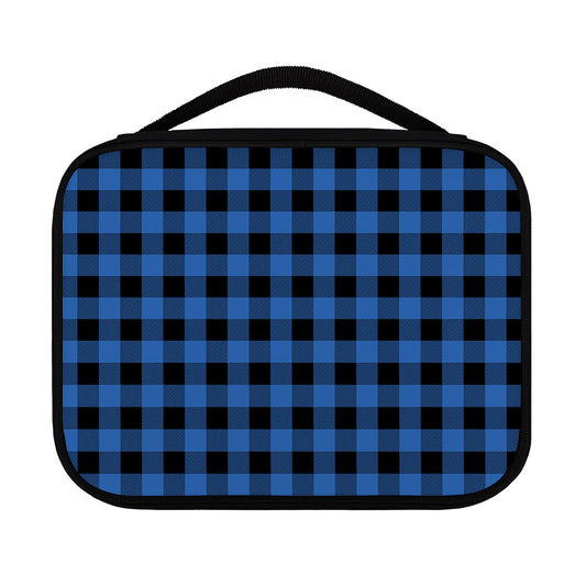 Blue And Black Buffalo Plaid Print Classic Bible Case