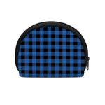 Blue And Black Buffalo Plaid Print Coin Purse