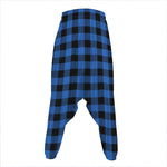 Blue And Black Buffalo Plaid Print Hammer Pants