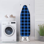 Blue And Black Buffalo Plaid Print Ironing Board Cover