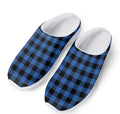 Blue And Black Buffalo Plaid Print Mesh Casual Shoes