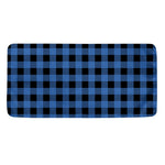 Blue And Black Buffalo Plaid Print Towel