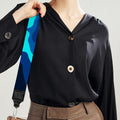 Blue And Black Camouflage Print Bag Strap