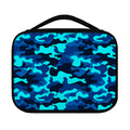 Blue And Black Camouflage Print Classic Bible Case