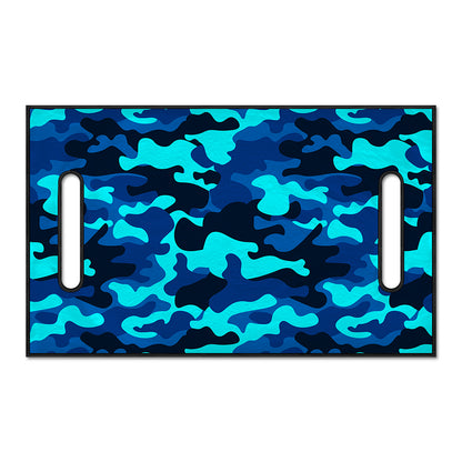 Blue And Black Camouflage Print Golf Cart Seat Cover