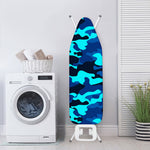 Blue And Black Camouflage Print Ironing Board Cover