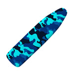Blue And Black Camouflage Print Ironing Board Cover