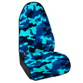 Blue And Black Camouflage Print Waterproof Car Seat Cover