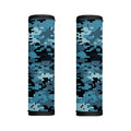 Blue And Black Digital Camo Print Handle Covers