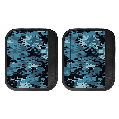 Blue And Black Digital Camo Print Handle Covers