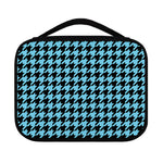 Blue And Black Houndstooth Pattern Print Classic Bible Case