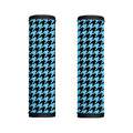 Blue And Black Houndstooth Pattern Print Handle Covers