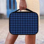 Blue And Black Houndstooth Print Classic Bible Case