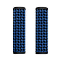 Blue And Black Houndstooth Print Handle Covers