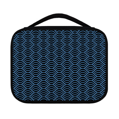 Blue And Black Japanese Pattern Print Classic Bible Case