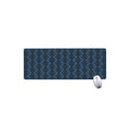 Blue And Black Japanese Pattern Print Extended Mouse Pad