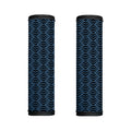 Blue And Black Japanese Pattern Print Handle Covers