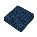 Blue And Black Japanese Pattern Print Outdoor Seat Cushion Cover