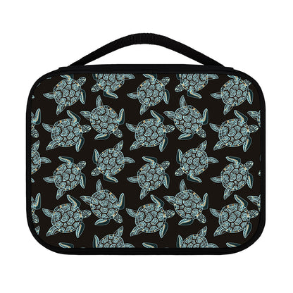 Blue And Black Sea Turtle Pattern Print Classic Bible Case