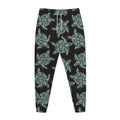 Blue And Black Sea Turtle Pattern Print Jogger Pants