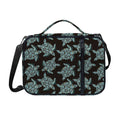 Blue And Black Sea Turtle Pattern Print Shoulder Strap Bible Bag