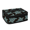 Blue And Black Sea Turtle Pattern Print Small Lunch Bag