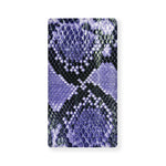 Blue And Black Snakeskin Print Baby Crib Sheet