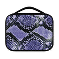 Blue And Black Snakeskin Print Classic Bible Case