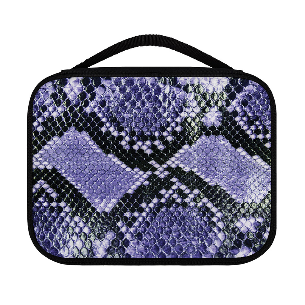 Blue And Black Snakeskin Print Classic Bible Case