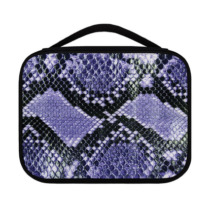 Blue And Black Snakeskin Print Classic Bible Case